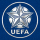 欧洲冠军联赛官方标志 - 星形足球与字母UEFA
